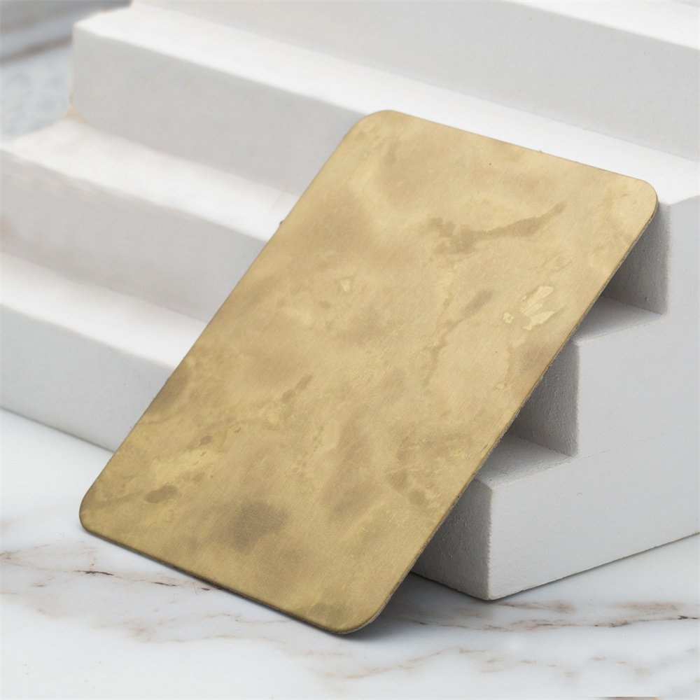 Vintage Aged Stainless Steel Sheet