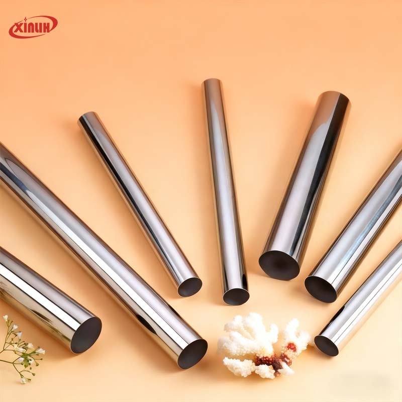 201 / 304 Stainless Steel Mirror Polished Round Tube – 8K Finish